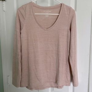 AEO SOFT & SEXY PLUSH LONG SLEEVE :: SIZE MEDIUM :: LIGHT PINK